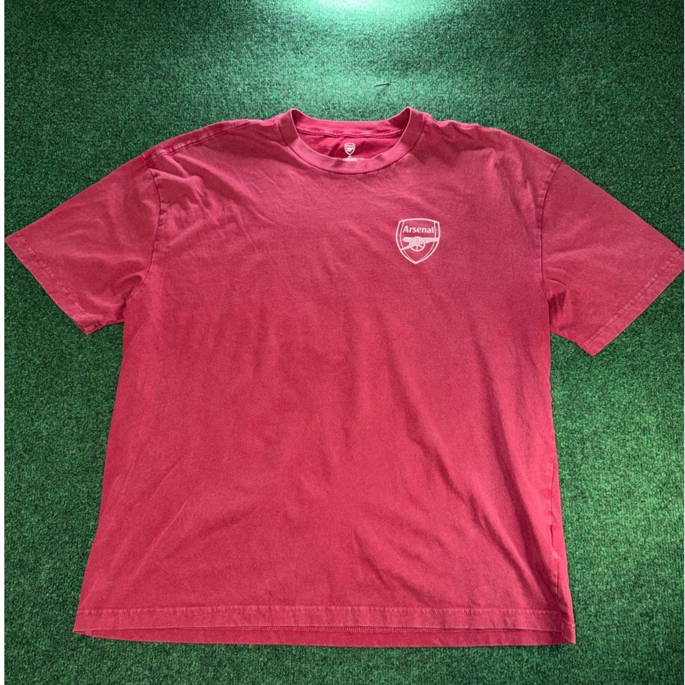 Arsenal FC Mens Graphic T-Shirt Red XL Official Football Club Cannon Crest Tee